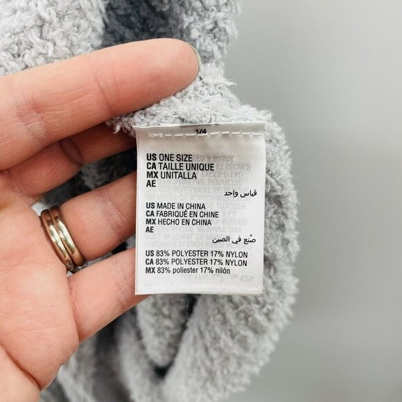 Charter Club Womens One Size Hooded Soft Knit Poncho Pullover Shirt in Gray $68 - Picture 7 of 7